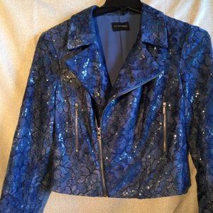 Chic Festive Sequin Jacket